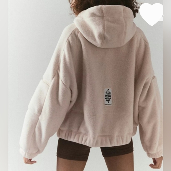 FP Movement by Free People Jackets & Blazers - Free People Wild And Free Pullover. 1/2 Zipper Hooded Jacket